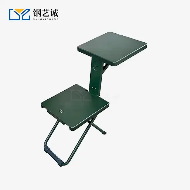 Portable folding desk chair
